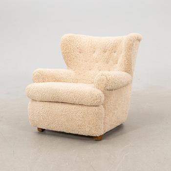 Armchair Swedish Modern 1940s Moonlight.