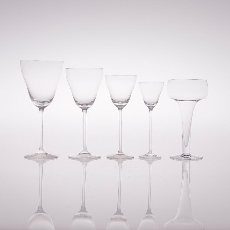 BJÖRN WIINBLAD, GLASSERVIS, 34 delar, Rosenthal.