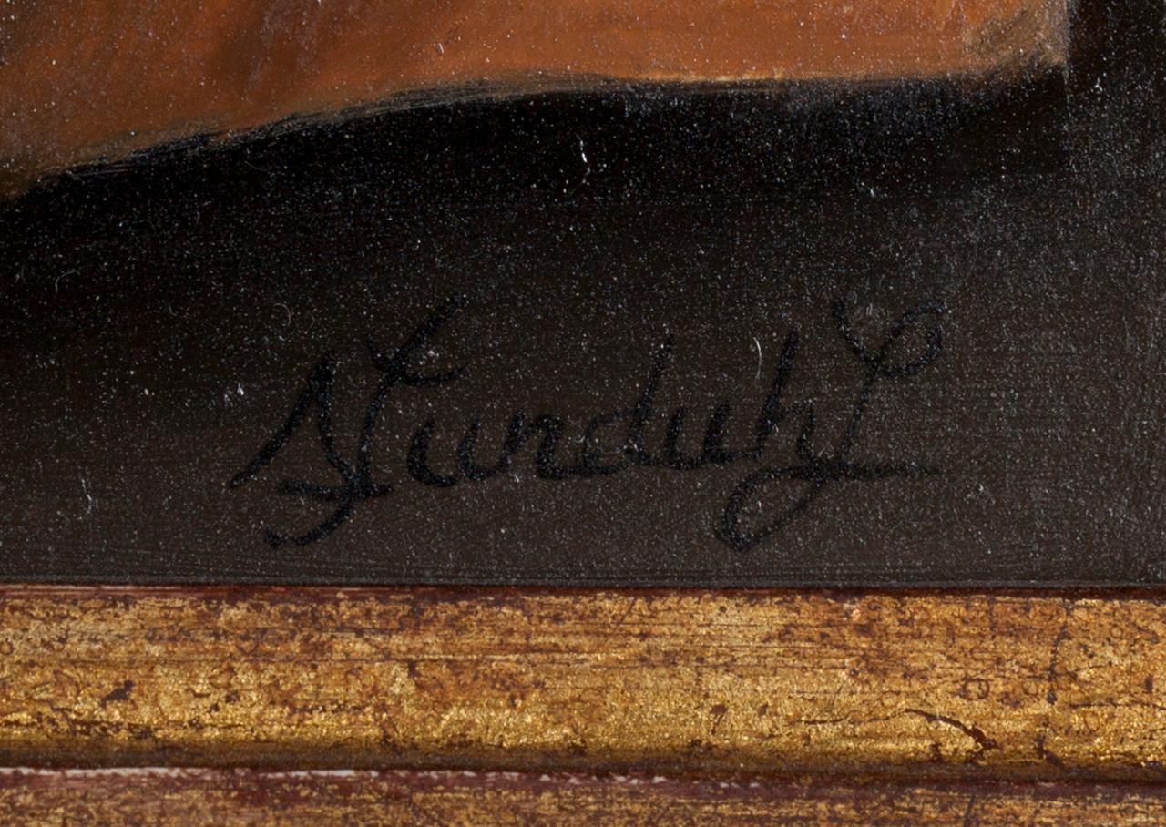 Nadine Lundahl, Stilleben med vaktelägg.