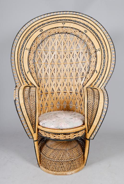 KORGSTOL, 1900-talets andra hälft, hög modell.