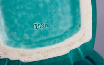 LOCKURNA och SKÅL, stengods, "Argenta", Wilhelm Kåge, Gustavsberg.