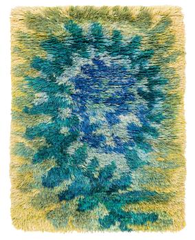 37. Viola Gråsten, a carpet "Ormbunke". Knotted pile, 160 x 124 cm, for NK Textilkammare.