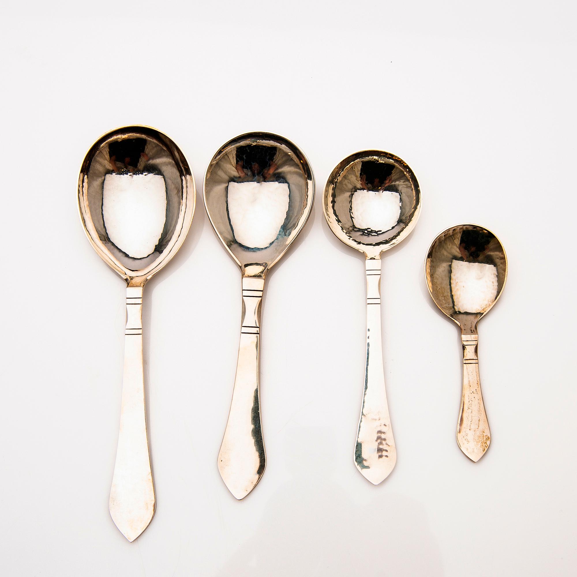 Georg Jensen, Cutlery service, silver, 107 pieces, "Antique/Continental", Denmark.