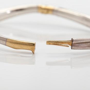 Minas Spiridis, armring, silver, Georg Jensen.