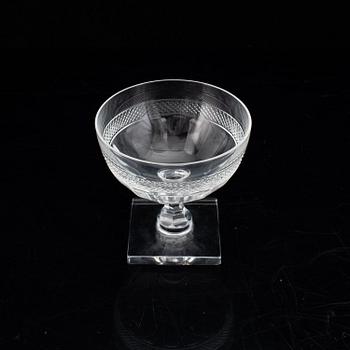 A set of 12 champagne coupes/glasses, 20th century.