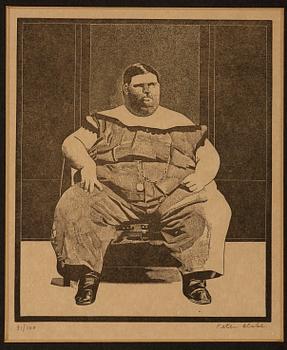 Peter Blake, "The Side Show" (Fat Boy; Tattooed man; Giant; Midget; Bearded Lady).