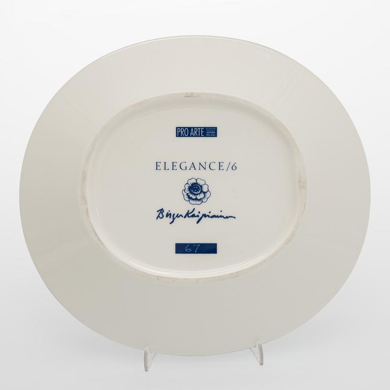 Birger Kaipiainen, fat, porslin, "Elegance/6", numrerad 67. Pro Arte, Arabia.
