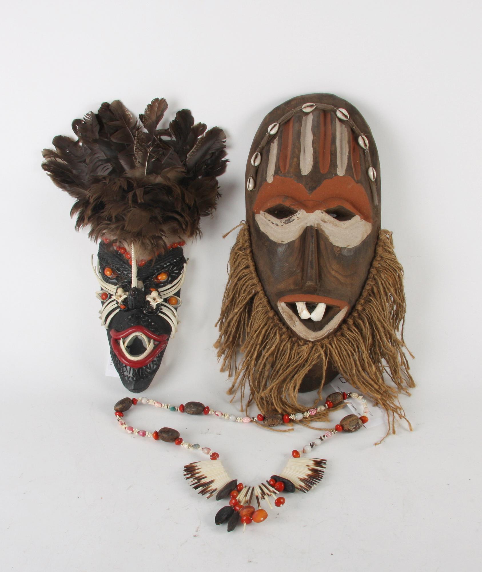 MASKER, 2 st, Afrika.