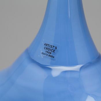 BERTIL VALLIEN, flaska, "Satellite" Kosta Boda Artist's Choice.