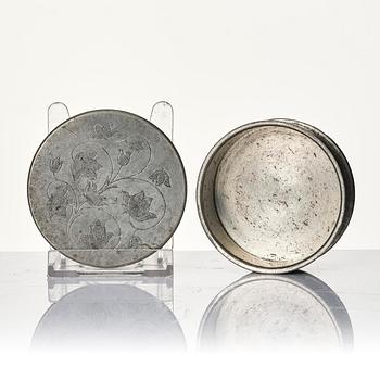 Firma Svenskt Tenn, a pewter box, Stockholm, 1936.