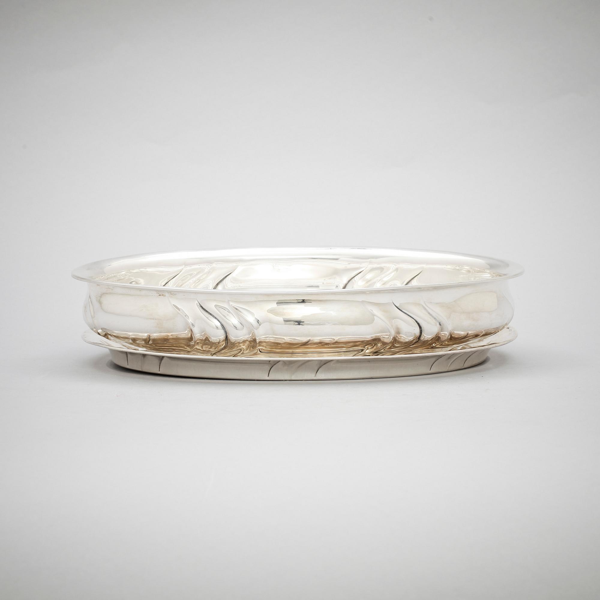 KAROTT på FAT, silver, bl.a. CG Hallberg, 1914. 604 g.