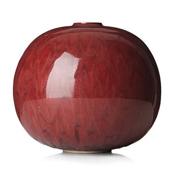 72. Stig Lindberg, a stoneware vase, Gustavsberg studio, Sweden 1972.