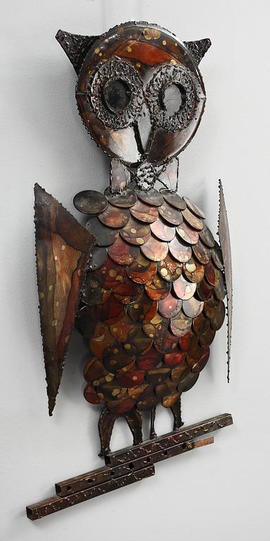 HENRIK HORST, skulptur, plåt, sign.