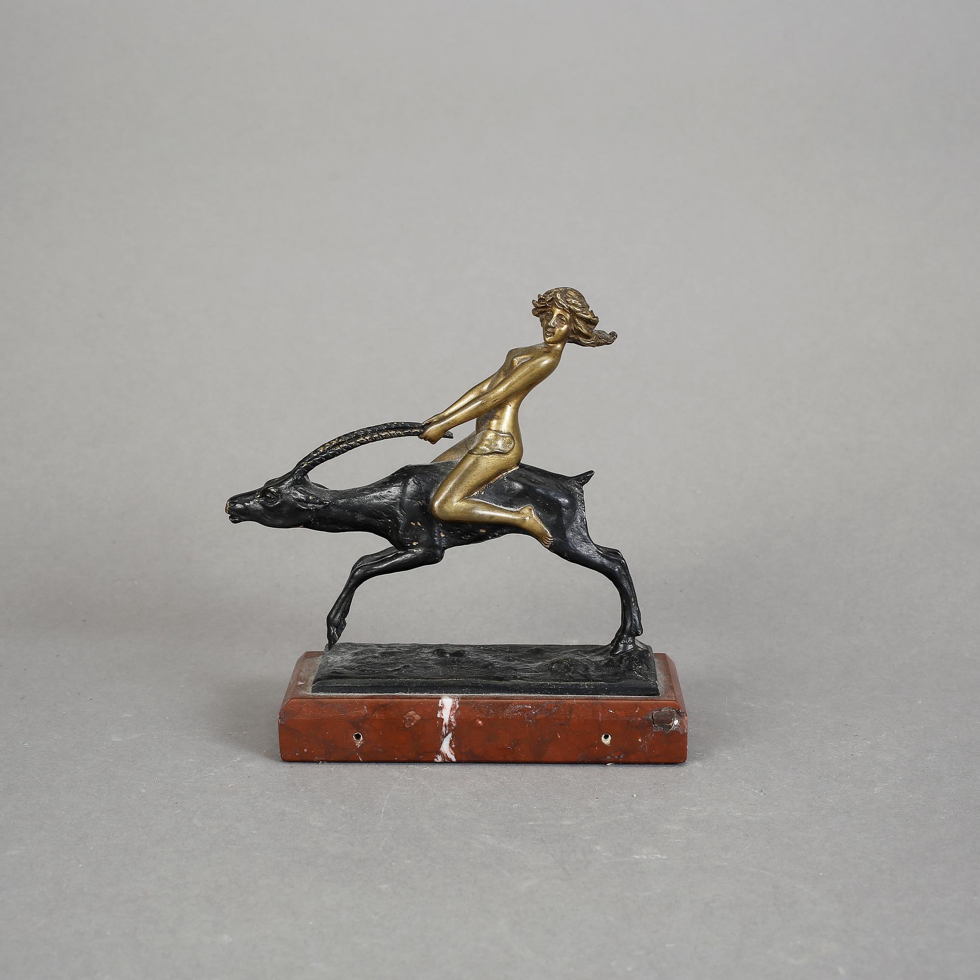 SKULPTUR, brons, signerad H Loewnich.
