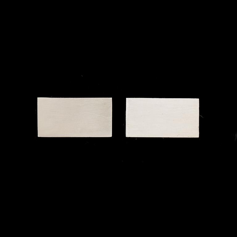 MANSCHETTKNAPPAR, sterlingsilver, Wiwen Nilsson, Lund, 1961. Vikt ca 14,5 g.