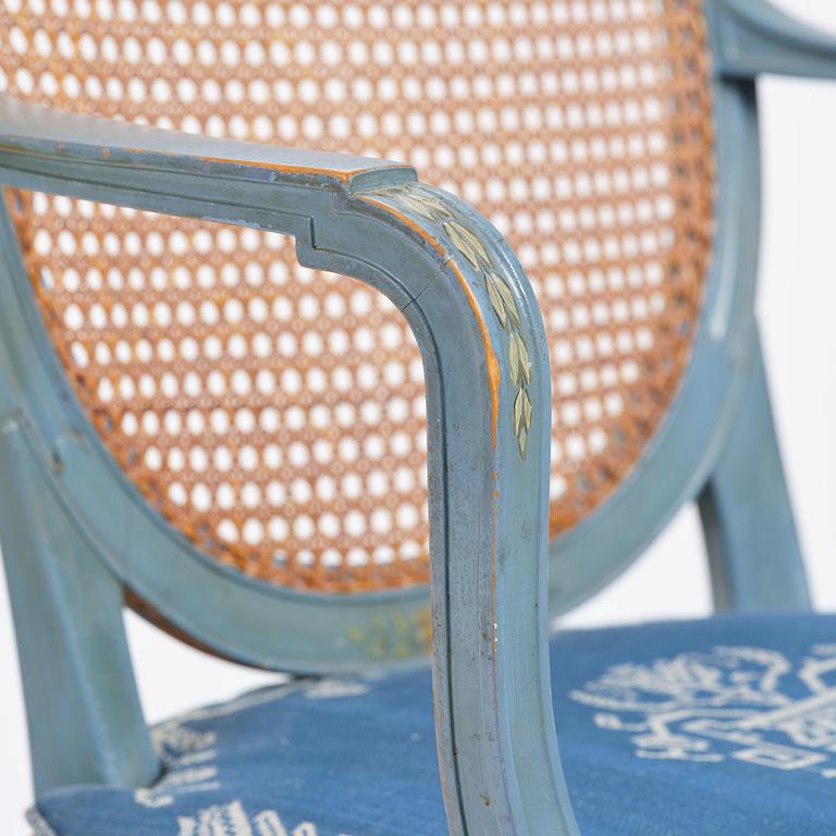 Carl Malmsten, a pair of Swedish Grace chairs, cabinetmaker Albin Johansson, Stockholm, for Villa Kvikkjokk, 1927.