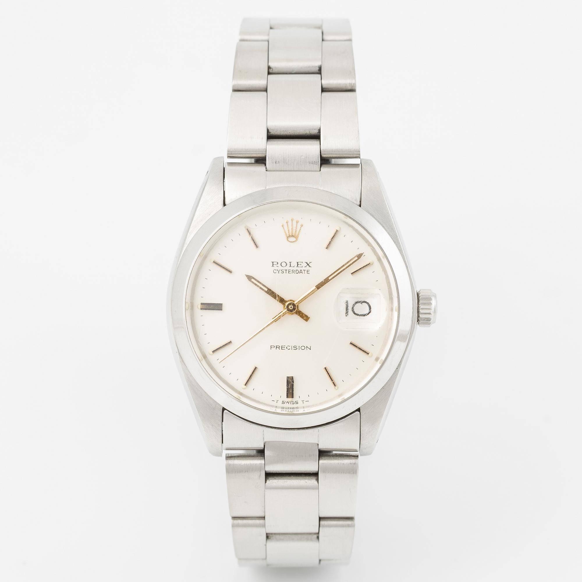 Rolex, Oysterdate, Precision, armbandsur, 34 mm.