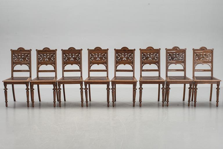STOLAR, 8 st, renässansstil, 1900-talets första hälft.