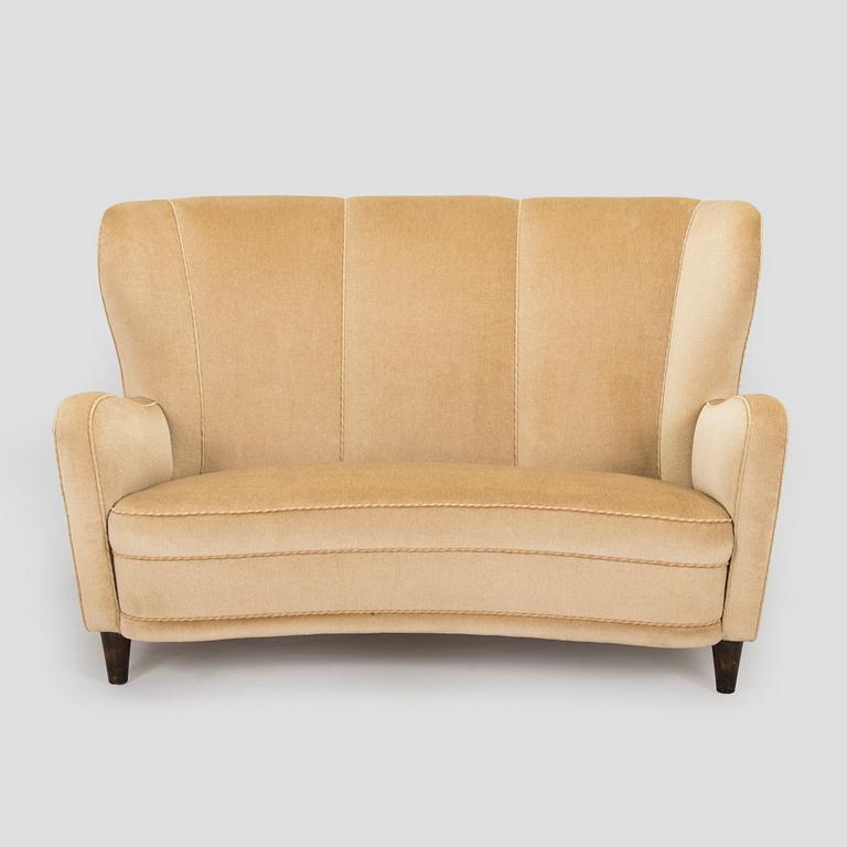 A mid-20th century sofa.