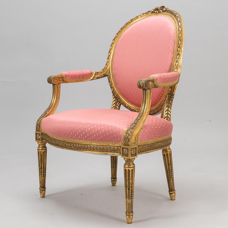 NOJATUOLI, kustavilaistyylinen, 1900-luvun alku.