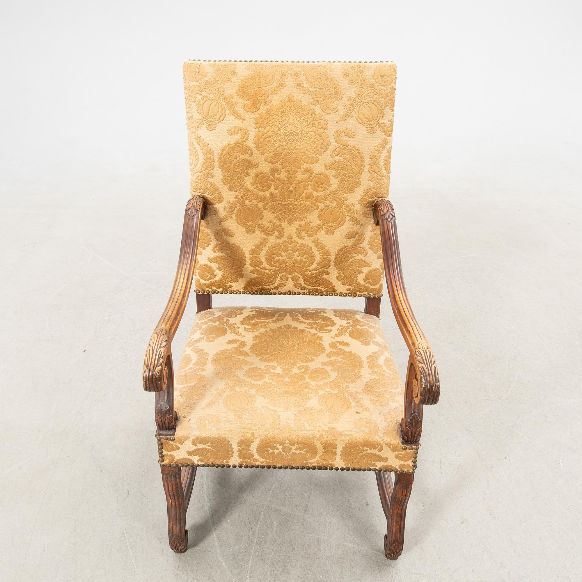 Karmstol Barockstil 1900-talets första hälft.