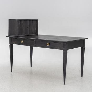 A gustavian style painted desk, circa 1900.