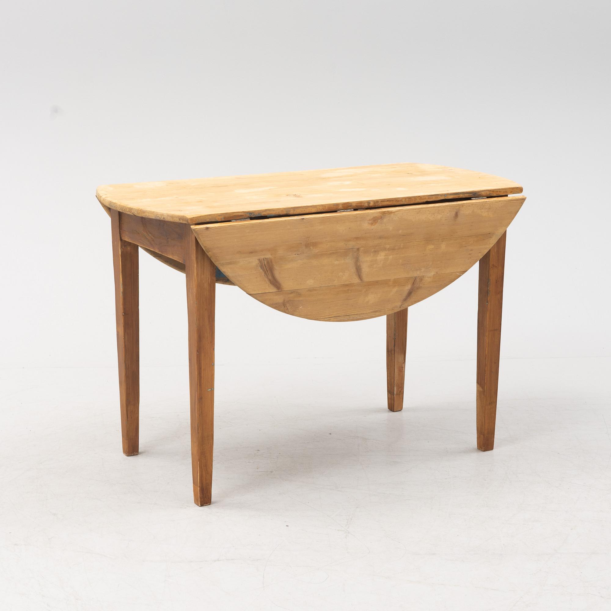 Klaffbord, 1800-tal.
