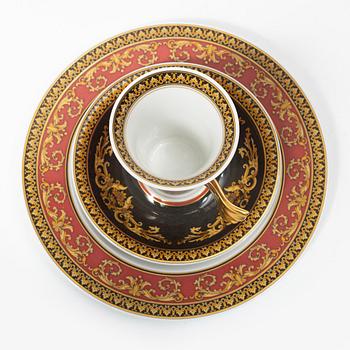 Mat-och kaffeservis, porslin, 36 delar, "Medusa", Rosenthal för Versace,