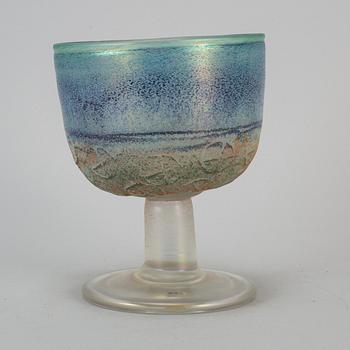 BERTIL VALLIEN, a glass goblet Kosta Boda, Sweden.