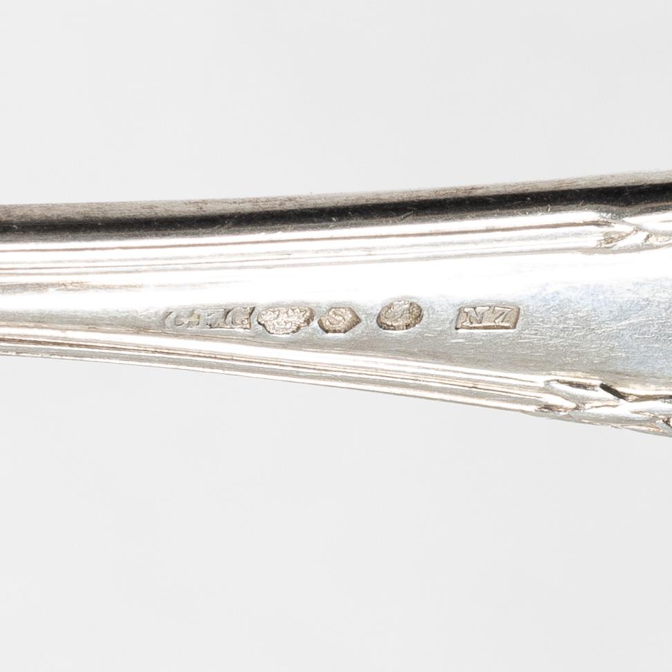 23 pieces of silver fish cutlery, Carlman, Stockholm, 1915.