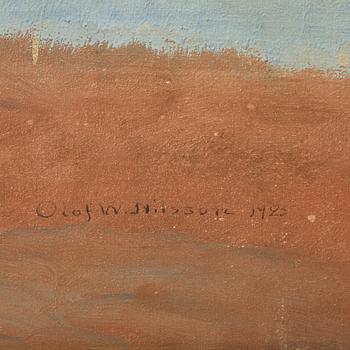 Olof Walfrid Nilsson, "Rautasjärvi i midnattssol".