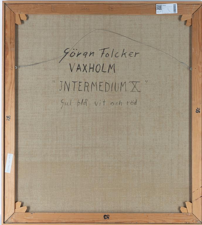 Göran Folcker, "Intermedium X".