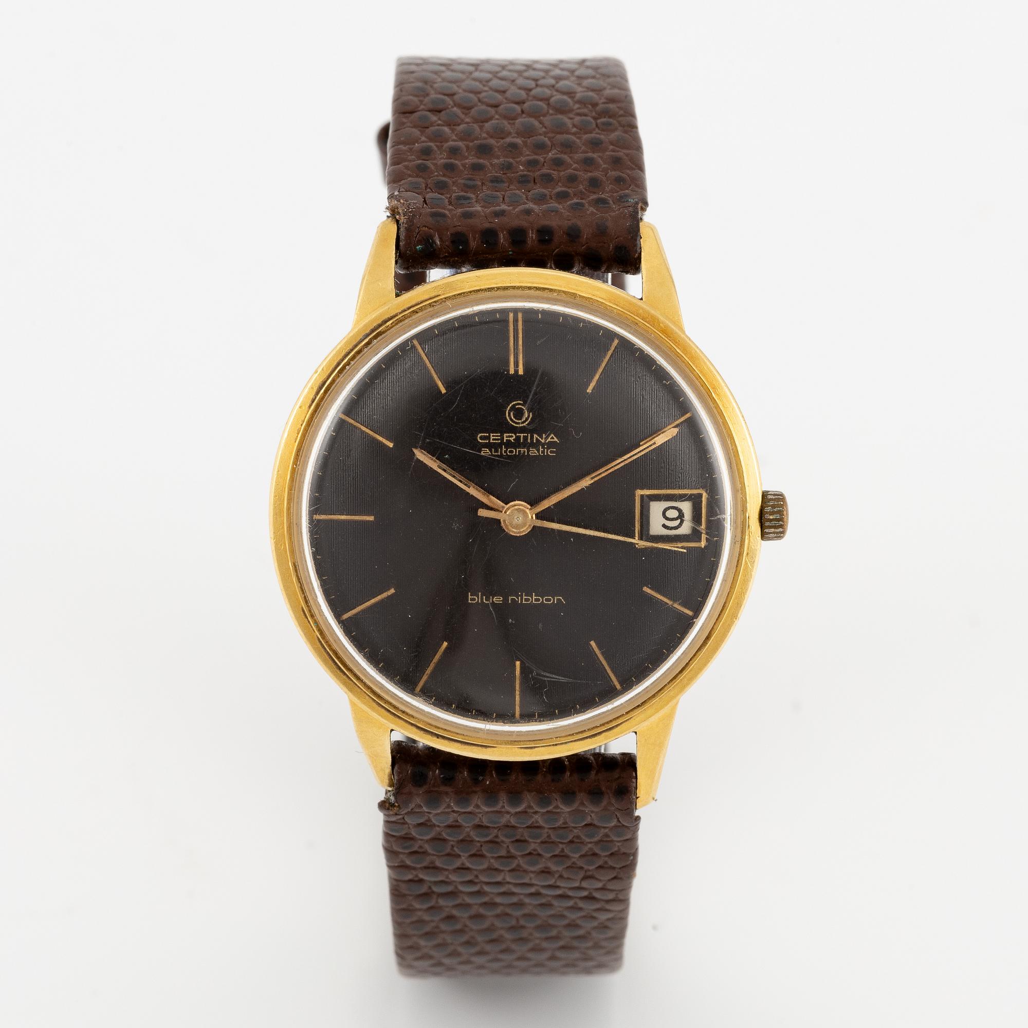 Certina, Blue Ribbon, wristwatch, 33 mm.