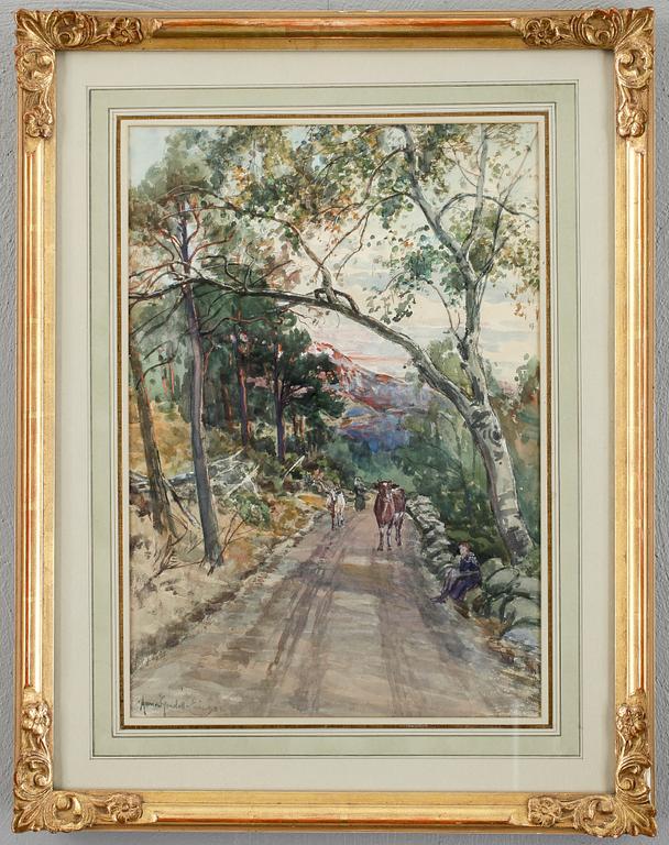 ANNA GARDELL-ERICSON, akvarell, signerad Anna Gardell-Ericson.