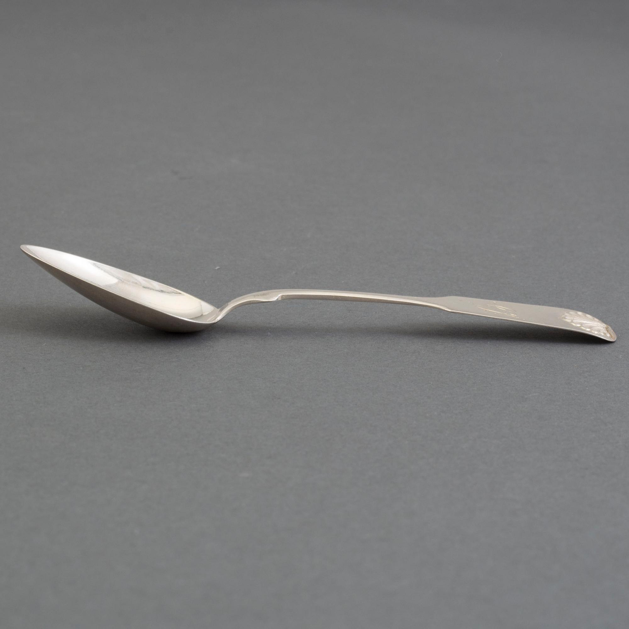 WILHELM PETTERSSON, dessertskedar, 12 st, silver, Åbo, Finland 1898.