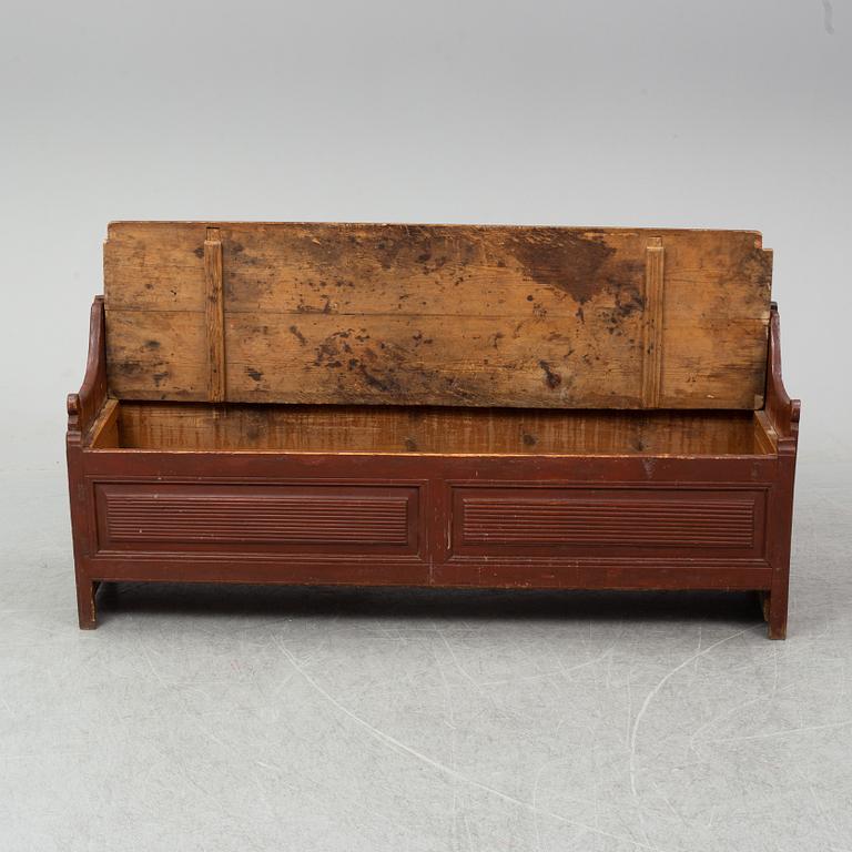 FÅLLBÄNK, allmoge, 1800-tal.