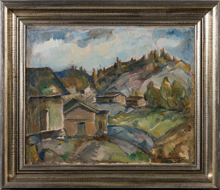 TYKO SALLINEN TAULU ÖLJY, oil on canvas, signed and dated -25.