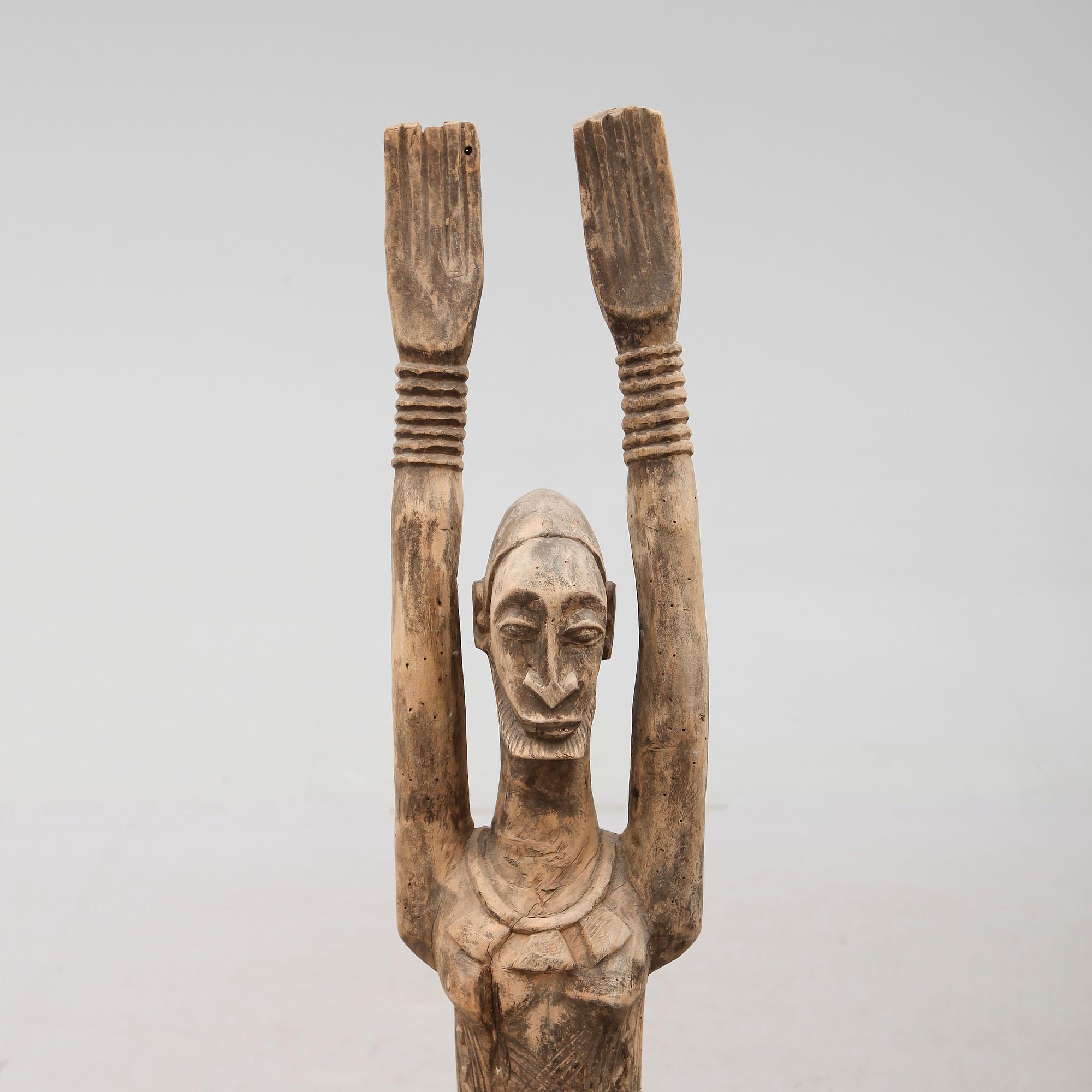 SKULPTUR, skuret trä, Afrika.