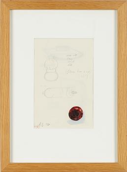 Charlotte Gyllenhammar, Mixed Media. Signed and dated -97.