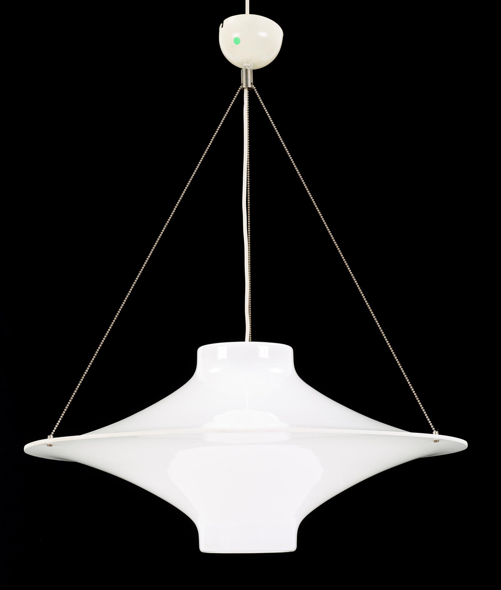 TAKLAMPA, "Lokki / Fiskmåsen / Sky Flyer" Yki Nummi, Adelta, Finland, formgiven 1960.