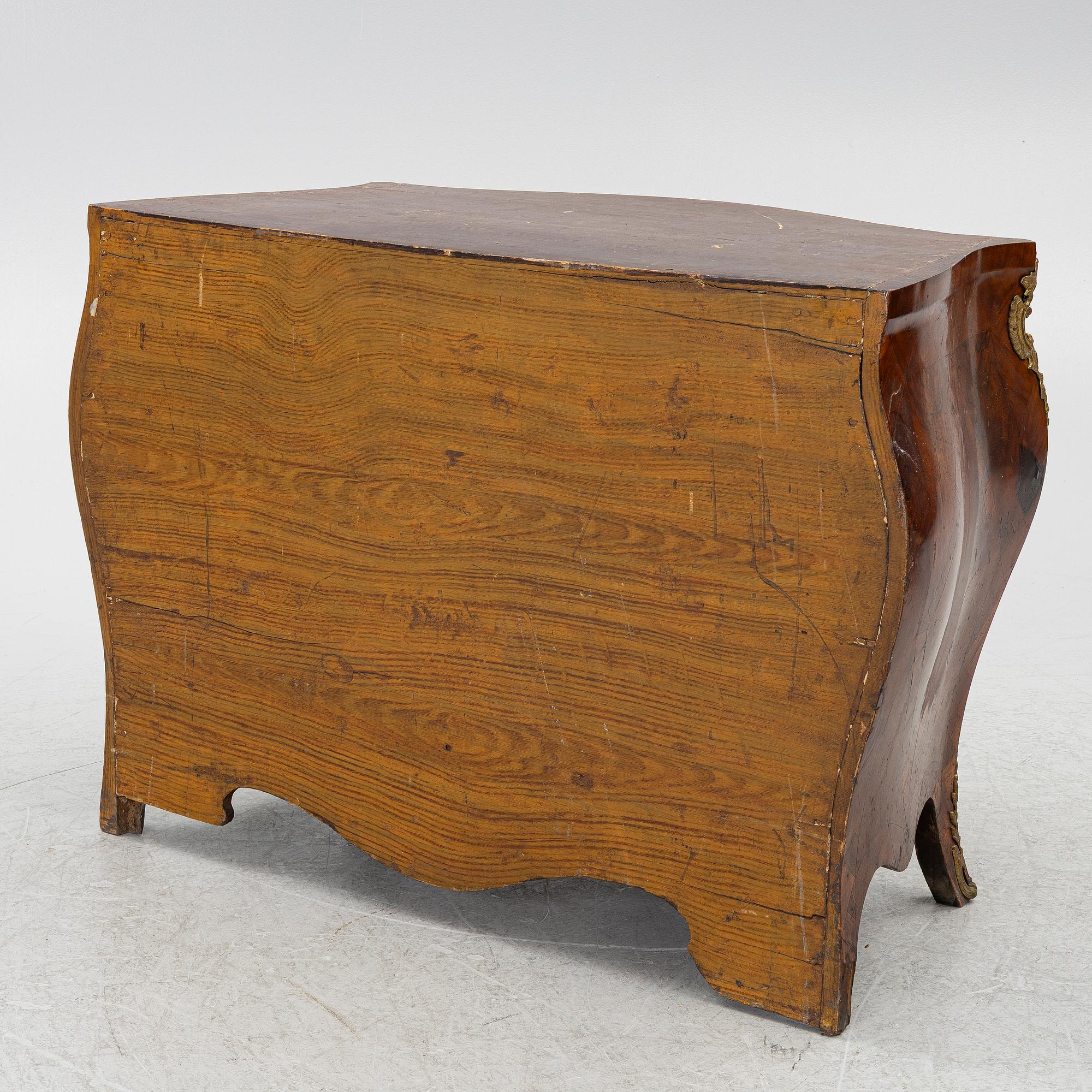 Chest of drawers, second half of the 18th century, Rococo,