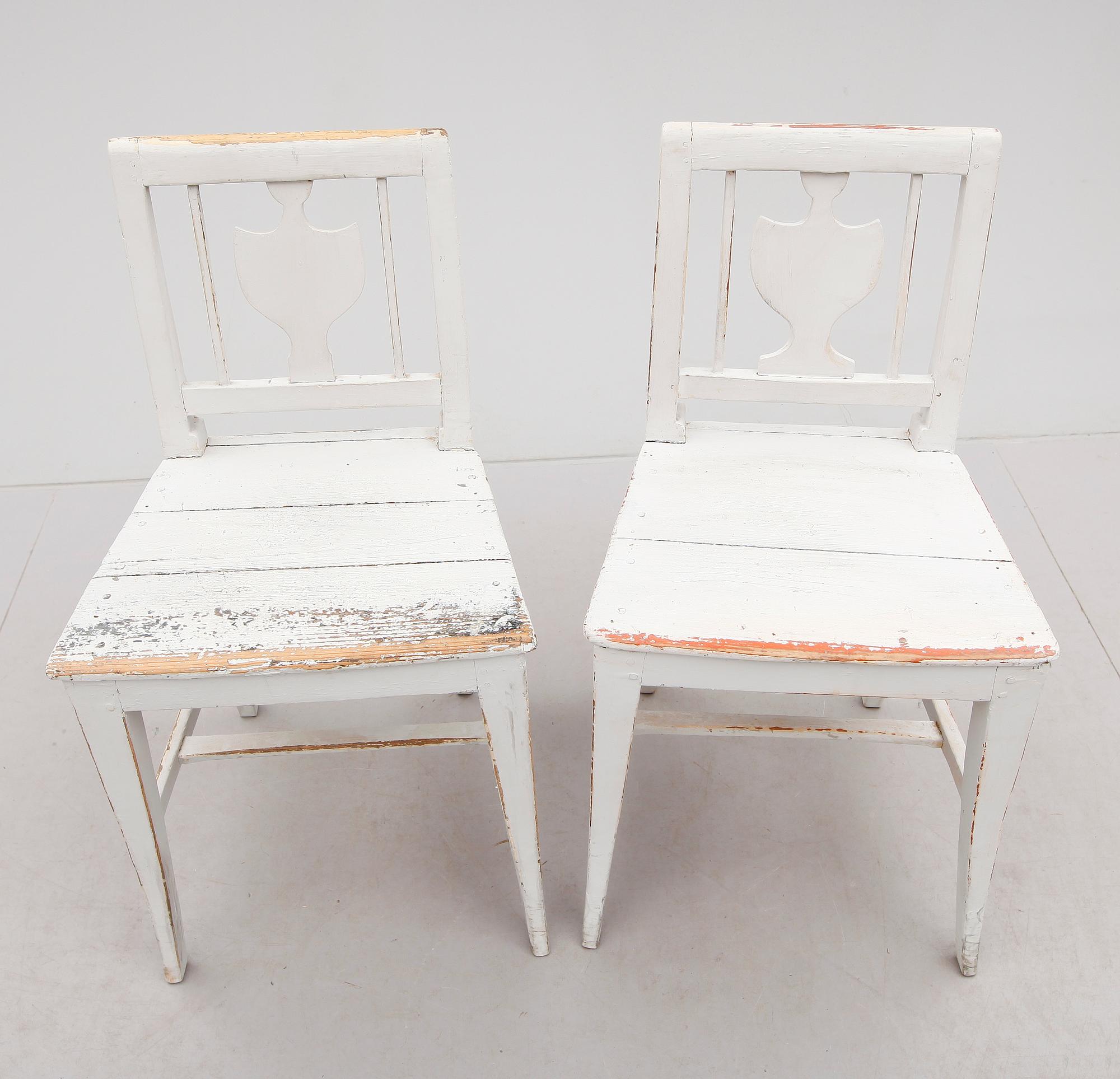 STOLAR, 6 st, allmoge, 1800-talets första hälft.