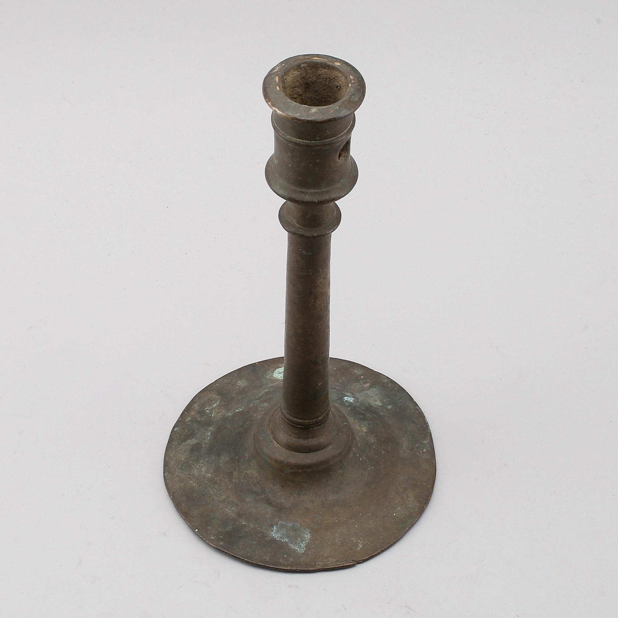 LJUSSTAKE, brons, 1500-tal.