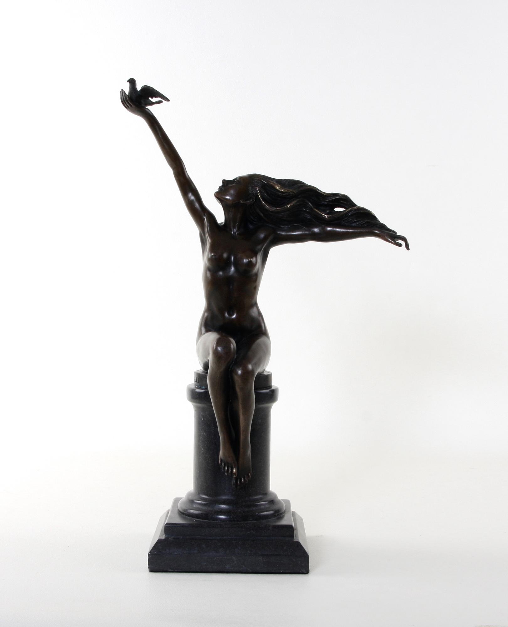 AMEDEO GENNARELLI, efter, skulptur, patinerad brons.