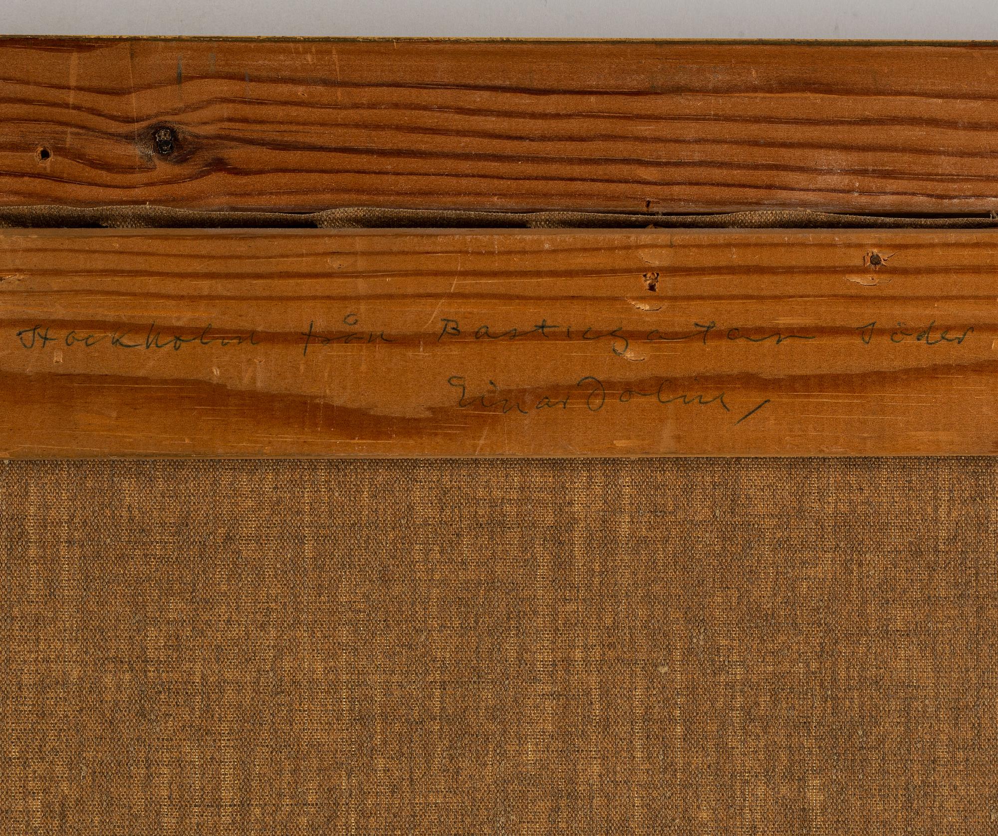 Einar Jolin, signed and dated 1972.