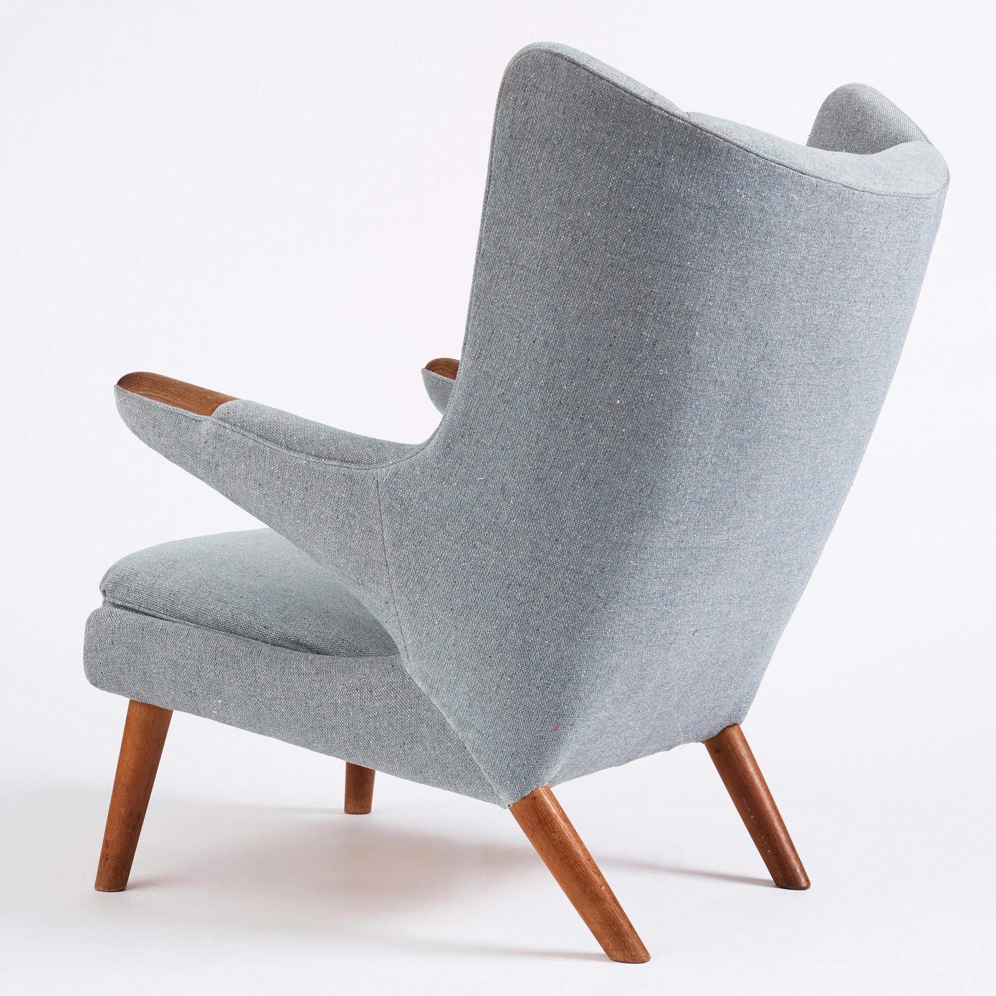 Hans J. Wegner, a 'Papa Bear' easy chair. AP-stolen, Denmark 1950-60s.