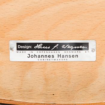Hans J. Wegner, six mid-20th century 'PP701' armchairs for Johannes  Hansen Denmark.