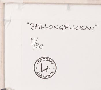 Åke Lange, "Ballongflickan".