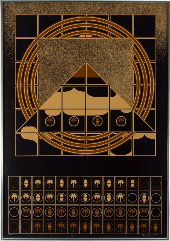 BECK & JUNG, screenprint, signed Beck & Jung, dated 1976 and numbered 21/100.