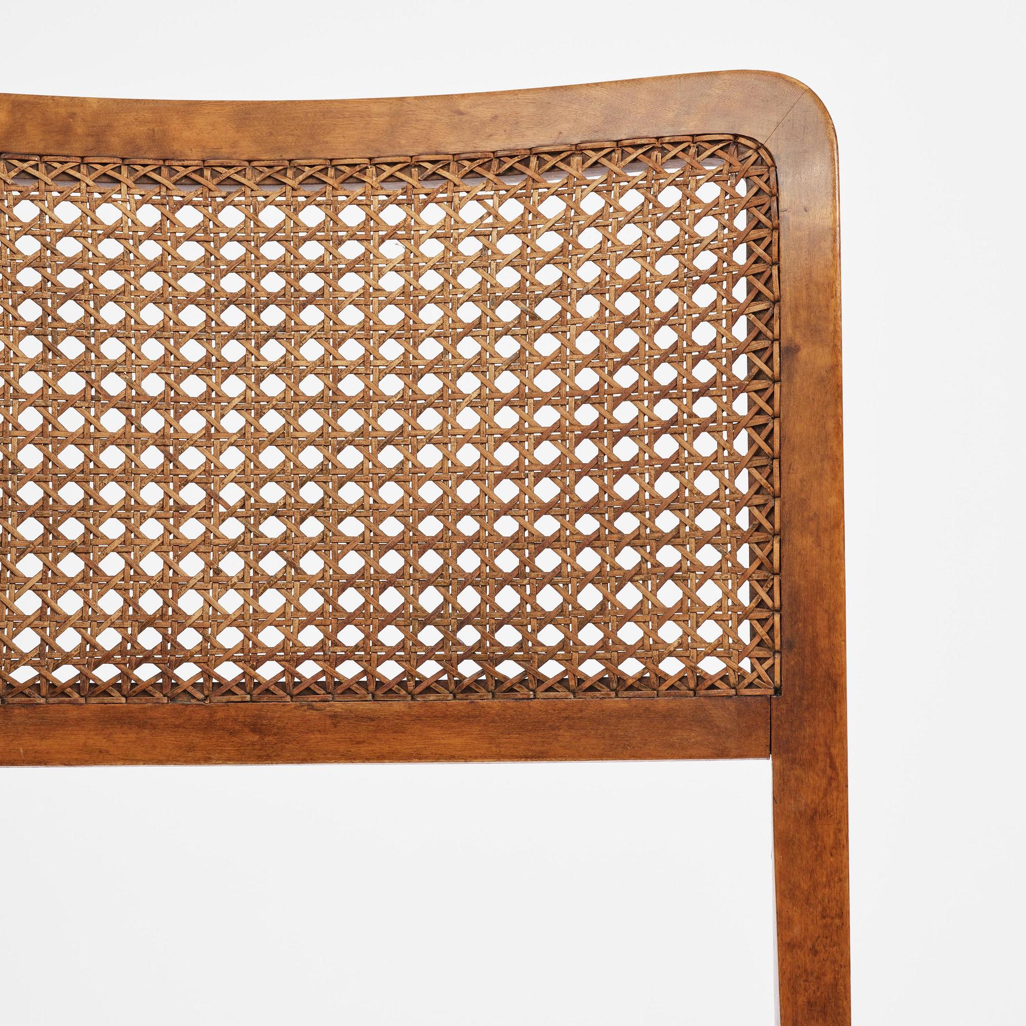 Axel Larsson, a rare set of eight chairs model "1030", Svenska Möbelfabrikerna, Bodafors, 1930s.